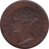 1855 HALFPENNY ( GVF ) B - Halfpenny - Cambridgeshire Coins