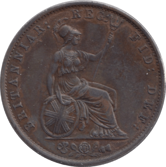 1855 HALFPENNY ( UNC ) 2 - Halfpenny - Cambridgeshire Coins