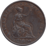 1855 HALFPENNY ( UNC ) 2 - Halfpenny - Cambridgeshire Coins