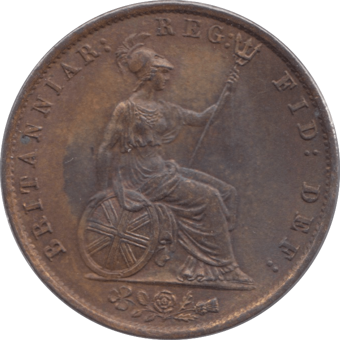 1855 HALFPENNY ( UNC ) 3 - Halfpenny - Cambridgeshire Coins