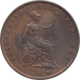 1855 HALFPENNY ( UNC ) 3 - Halfpenny - Cambridgeshire Coins