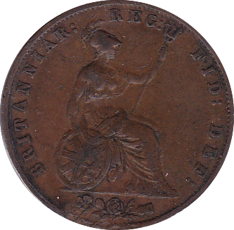 1855 HALFPENNY ( VF ) - Halfpenny - Cambridgeshire Coins