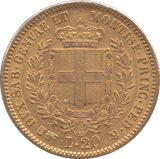 1855 ITALY GOLD 20 LIRA - Gold World Coins - Cambridgeshire Coins