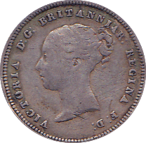 1855 MAUNDY FOURPENCE ( F ) - Maundy Coins - Cambridgeshire Coins