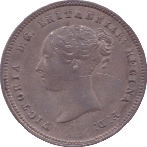 1855 MAUNDY FOURPENCE ( UNC ) SCRATCH - Maundy Coins - Cambridgeshire Coins