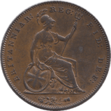 1855 PENNY ( AUNC ) 2 - Penny - Cambridgeshire Coins