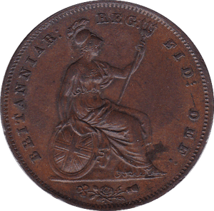 1855 PENNY ( AUNC ) - Penny - Cambridgeshire Coins