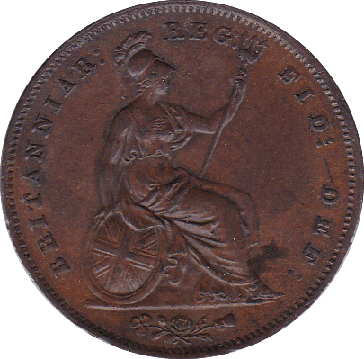 1855 PENNY ( AUNC ) - Penny - Cambridgeshire Coins
