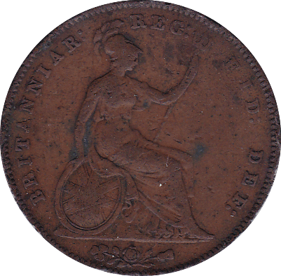 1855 PENNY ( F ) - Penny - Cambridgeshire Coins