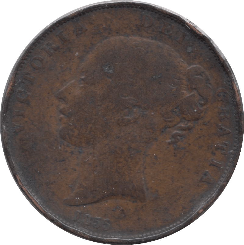1855 PENNY ( FAIR ) 12 - Penny - Cambridgeshire Coins