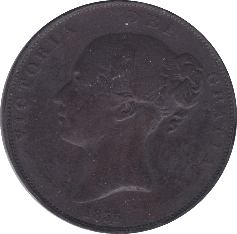 1855 PENNY ( GF ) D - Penny - Cambridgeshire Coins
