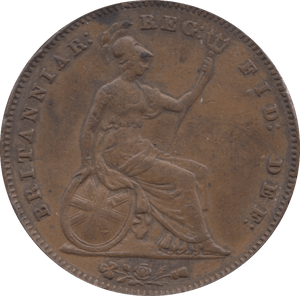 1855 PENNY ( GVF ) - Penny - Cambridgeshire Coins