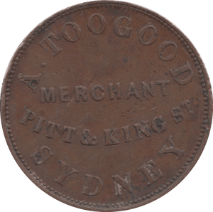1855 PENNY TOKEN AUSTRALIA - WORLD COINS - Cambridgeshire Coins