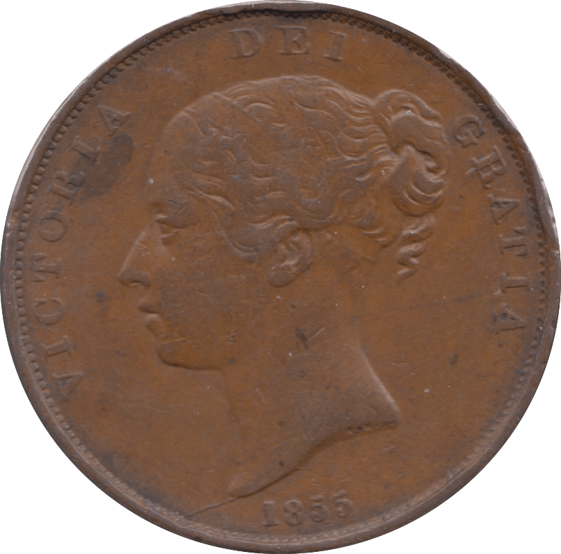 1855 PENNY ( VF ) 3 - Penny - Cambridgeshire Coins