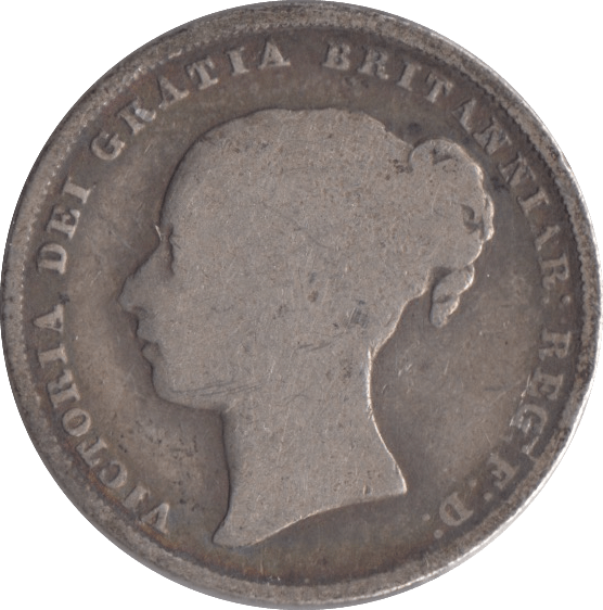1855 SHILLING ( FAIR ) - Shilling - Cambridgeshire Coins