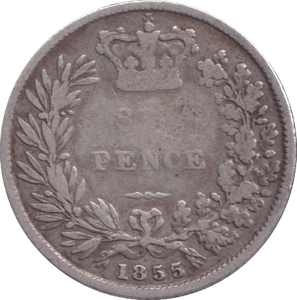 1855 SIXPENCE ( FAIR ) - Sixpence - Cambridgeshire Coins