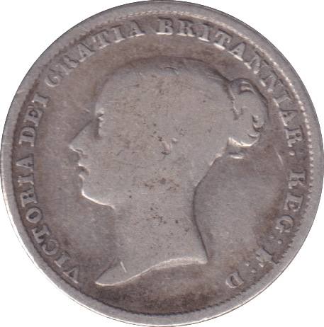 1855 SIXPENCE ( FAIR ) - Sixpence - Cambridgeshire Coins