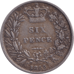1855 SIXPENCE ( FINE ) - Sixpence - Cambridgeshire Coins