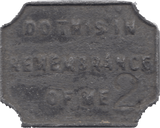 1855 TOKEN SEA FIELD CHURCH SCOTTISH PEW TOKEN ( REF 36 ) - Token - Cambridgeshire Coins