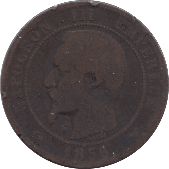 1856 10 CENTIMES FRANCE - WORLD COINS - Cambridgeshire Coins