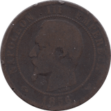 1856 10 CENTIMES FRANCE - WORLD COINS - Cambridgeshire Coins