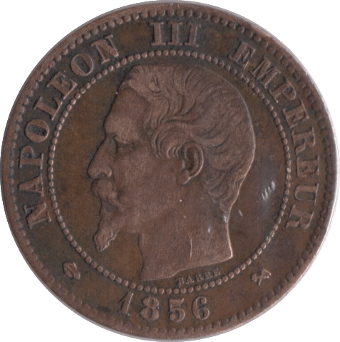 1856 2 CENTIMES FRANCE - WORLD COINS - Cambridgeshire Coins