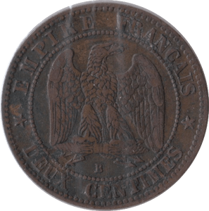 1856 2 CENTIMES FRANCE - WORLD COINS - Cambridgeshire Coins