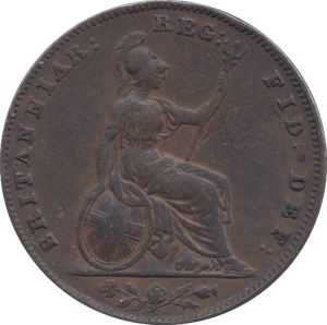 1856 FARTHING ( GVF ) 1 - Farthing - Cambridgeshire Coins