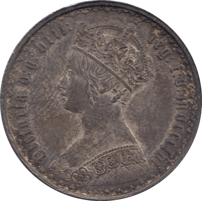 1856 FLORIN ( EF ) - Florin - Cambridgeshire Coins