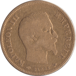1856 GOLD 10 FRANCS FRANCE ( A ) - Gold World Coins - Cambridgeshire Coins