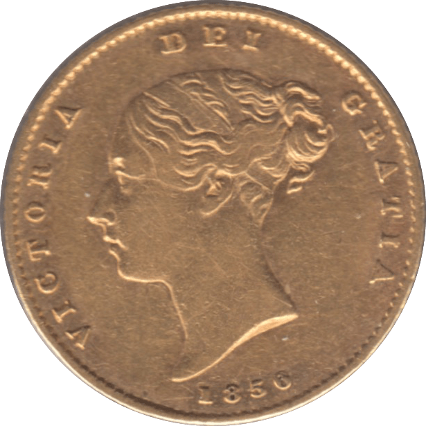 1856 GOLD HALF SOVEREIGN ( EF ) 17 - Half Sovereign - Cambridgeshire Coins