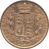 1856 GOLD SOVEREIGN ( GF ) SHIELD BACK - Gold Sovereign - Cambridgeshire Coins