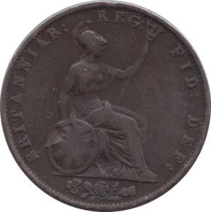 1856 HALF PENNY ( FINE ) 3 - HALFPENNY - Cambridgeshire Coins