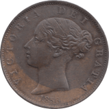 1856 HALFPENNY ( AUNC ) 23 - Halfpenny - Cambridgeshire Coins