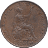 1856 HALFPENNY ( AUNC ) 23 - Halfpenny - Cambridgeshire Coins