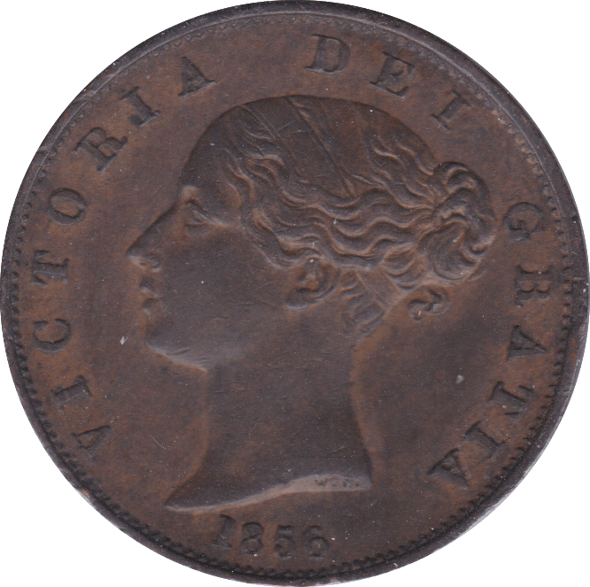 1856 HALFPENNY ( EF ) B - Halfpenny - Cambridgeshire Coins
