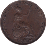 1856 HALFPENNY ( EF ) - Halfpenny - Cambridgeshire Coins