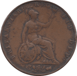 1856 HALFPENNY ( FINE ) 2 - HALFPENNY - Cambridgeshire Coins