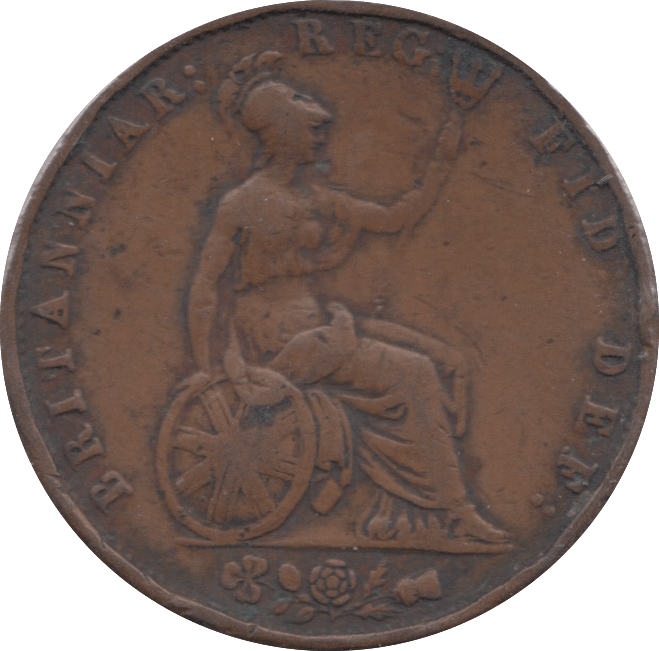 1856 HALFPENNY ( FINE ) 2 - HALFPENNY - Cambridgeshire Coins