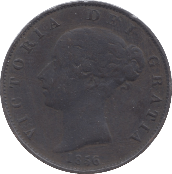 1856 HALFPENNY ( FINE ) 5 - Halfpenny - Cambridgeshire Coins
