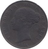 1856 HALFPENNY ( FINE ) 5 - Halfpenny - Cambridgeshire Coins