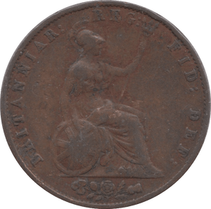 1856 HALFPENNY ( GF ) 2 - HALFPENNY - Cambridgeshire Coins