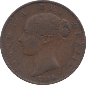 1856 HALFPENNY ( GF ) 2 - HALFPENNY - Cambridgeshire Coins