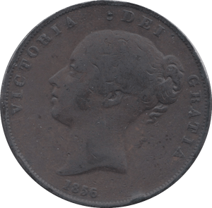 1856 PENNY ( FAIR ) 4 - Penny - Cambridgeshire Coins