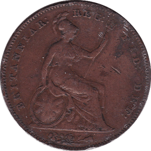 1856 PENNY ( FINE ) - Penny - Cambridgeshire Coins