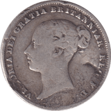 1856 SIXPENCE ( NF ) - Sixpence - Cambridgeshire Coins