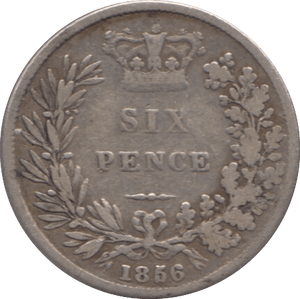 1856 SIXPENCE ( NF ) - Sixpence - Cambridgeshire Coins