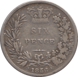 1856 SIXPENCE ( NF ) - Sixpence - Cambridgeshire Coins
