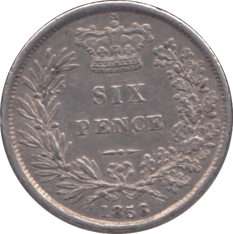 1856 SIXPENCE ( VF ) - Sixpence - Cambridgeshire Coins