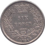 1856 SIXPENCE ( VF ) - Sixpence - Cambridgeshire Coins